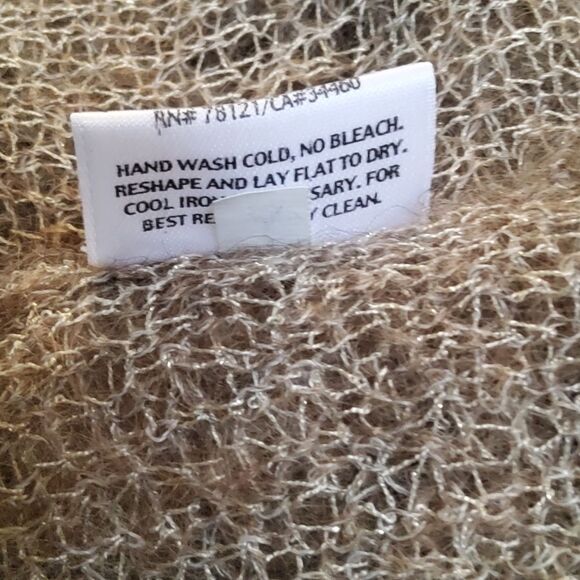 New Eileen Fisher Mohair Wool Blend Cardigan Sweater Size L - Picture 10 of 10